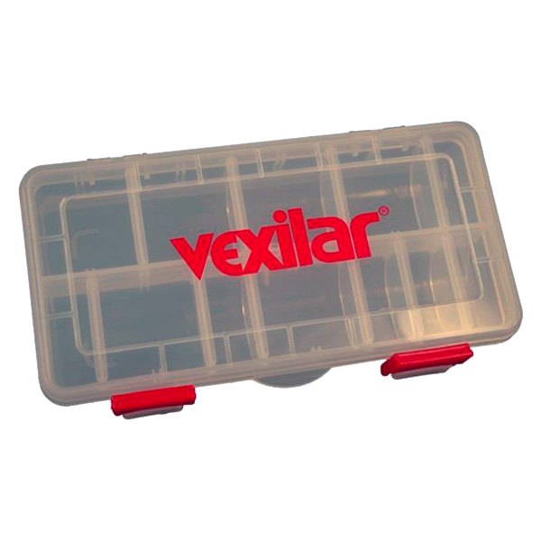 Vexilar® - Clear/Red Plastic Tackle Utility Box