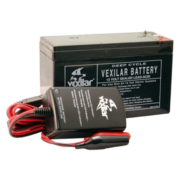 Vexilar® - 12V Lead-Acid Battery Kit with Charger