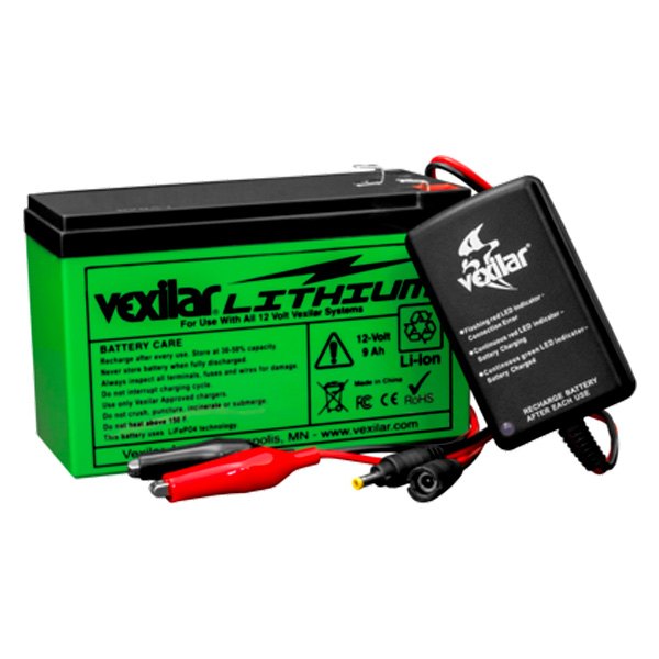 Vexilar® - 12V Li-Ion Battery Kit with Charger