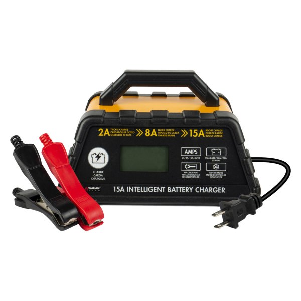 Wagan® - 12 V Intelligent Fully Automatic Battery Charger and Maintainer