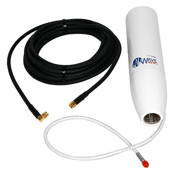 Wave WiFi® - White Cell Antenna with 20' LMR240 Cable