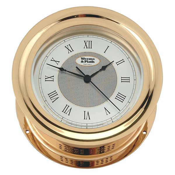 Weems & Plath® - Anniversary 7-1/2" Quartz Ship's Bell Clock