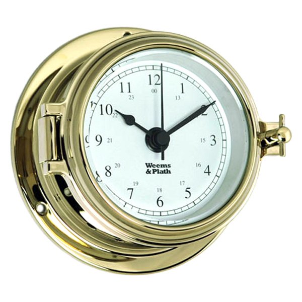 Weems & Plath® - Endurance II 105 4-3/4" Brass Quartz Clock