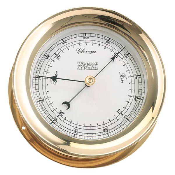 Weems & Plath® - Admiral 7-1/2" Brass Barometer