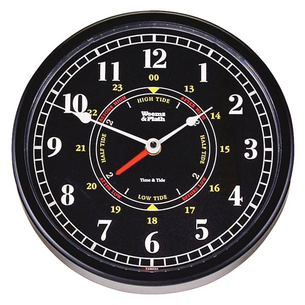 Weems & Plath® - 10-1/4" Trident Quartz Time & Tide Clock