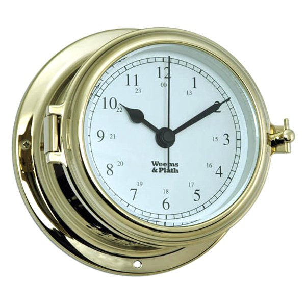 Weems & Plath® - Endurance II 115 6" Brass Quartz Clock