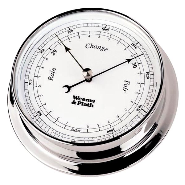 Weems & Plath® - Endurance 125 6" Chrome Barometer