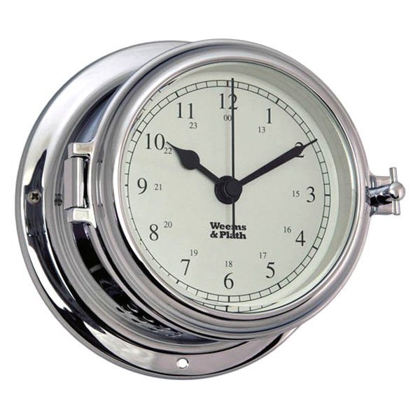 Weems & Plath® - Endurance II 115 6" Chrome Quartz Clock