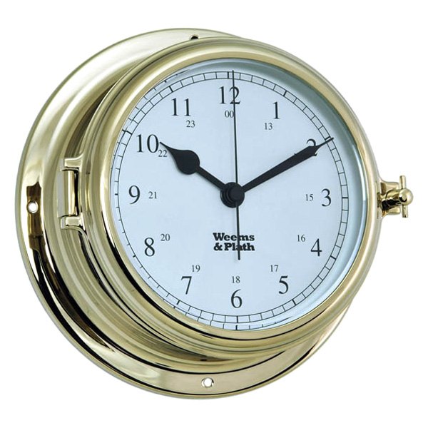 Weems & Plath® - Endurance II 135 7" Brass Quartz Clock