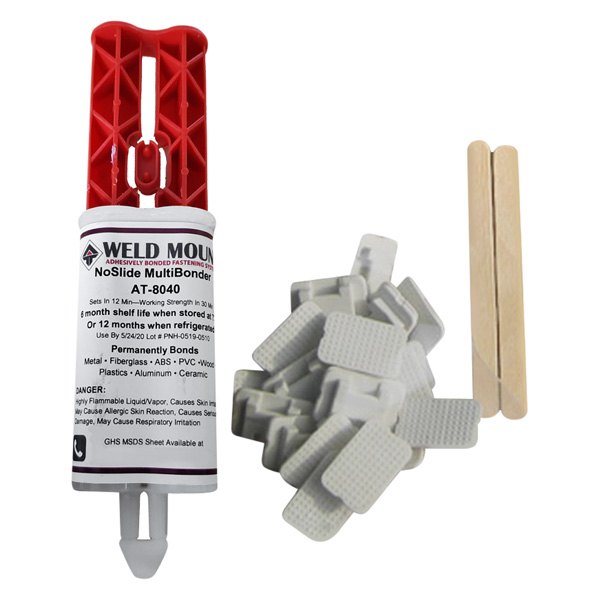 Weld Mount® - Nylon Retail Flat Wire Tie Kit with AT-1030 Adhesive
