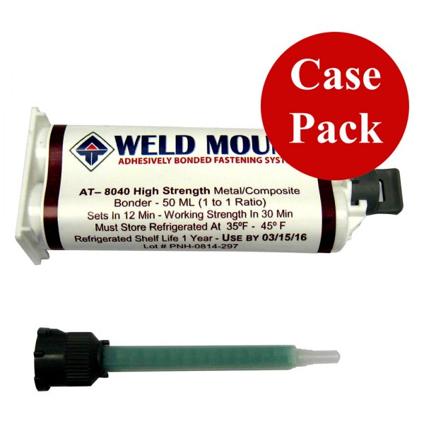 Weld Mount® - No Slide 1.7 oz. Metal/Composite Adhesive, 10 Pieces