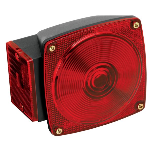 Wesbar® - Red Square 7-Function Under 80" Submersible Left Side Tail Light
