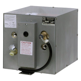 Whale® - 6 gal 120 V 1500 W White Epoxy Rectangular Water Heater with Front Heat Exchanger
