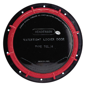 Whale® - Black Plastic Watertight Locker Door