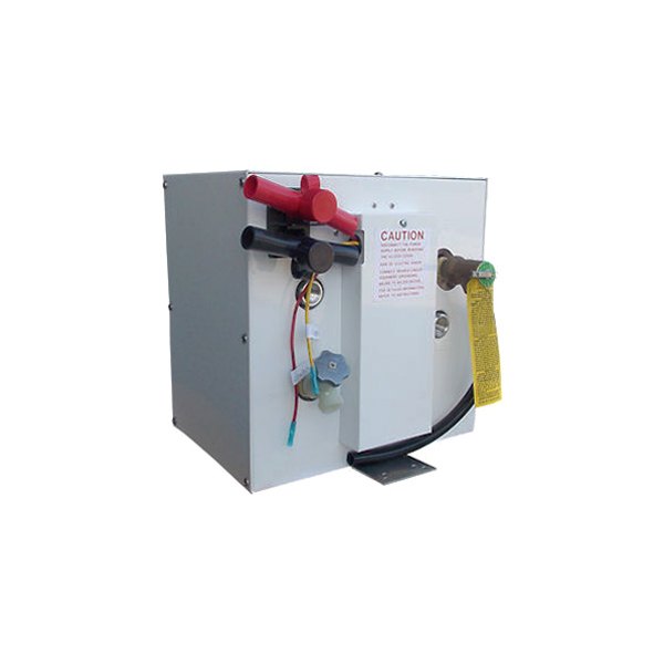 Whale® - 3 gal 12 V 300 W White Epoxy Rectangular Water Heater