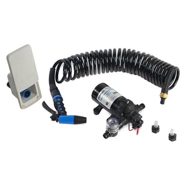 Whale® - 12 V 210 GPH 60 PSI Electric High Pressure Diaphragm Washdown Pump Elite Kit