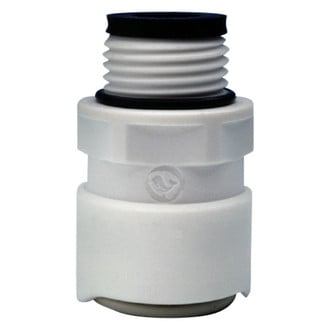 Whale® - Tap Tail 1/2" BSP(M) to 15 mm Quick Connect Brass Adapter
