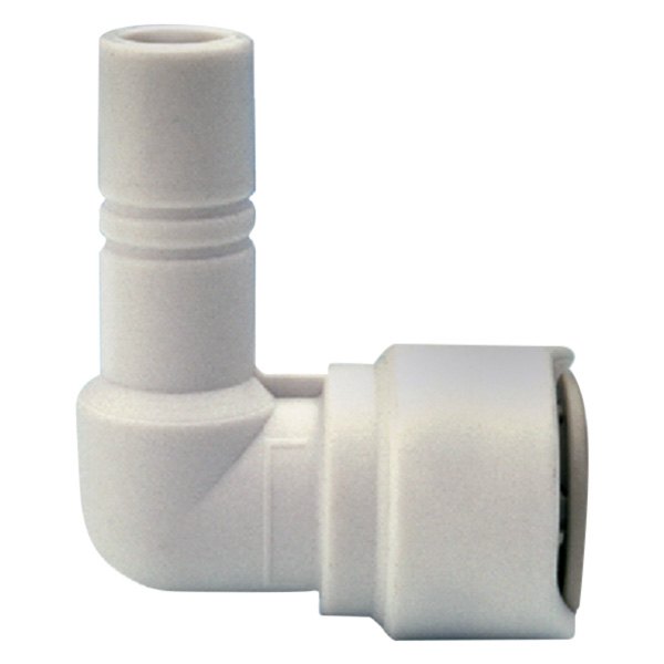 Whale® - 15 mm Male to Female Quick Lock 90° Plastic White Elbow Pipe/Pipe Adapter