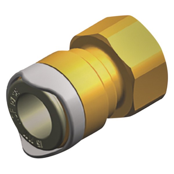 Whale® - 1/2" BSP (F) to 15 mm Quick Connect Brass Adapter