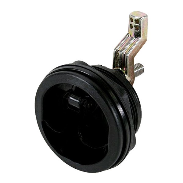 Whitecap® - 3" O.D. Black Nylon Non-Locking T-Handle Hatch Latch