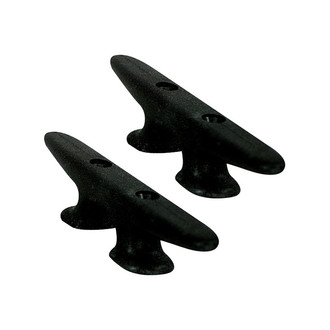 Whitecap® - 8" L x 1-11/16" H Black Nylon Open Base Cleat