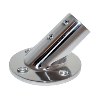 Whitecap® - Stainless Steel Round Rail Base Fitting