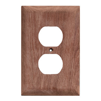 Whitecap® - 5-1/16" H x 3-5/8" W Teak Outlet Cover