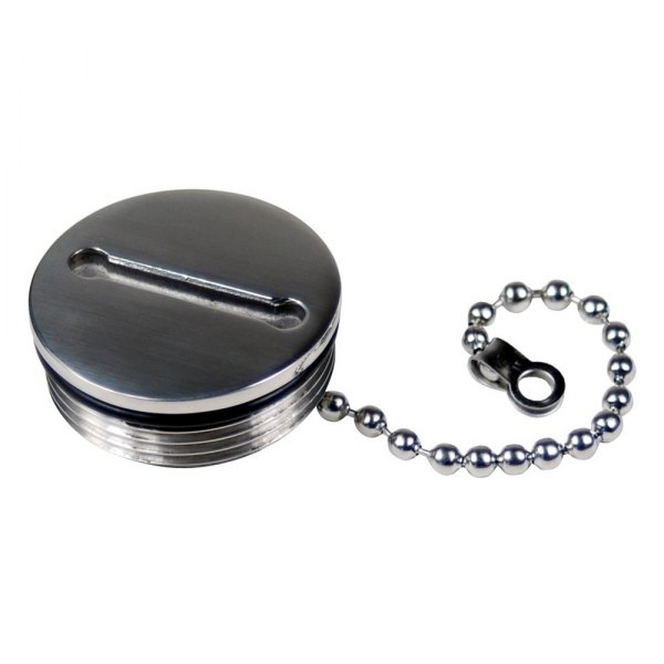 Whitecap® - Replacement Cap & Chain for 1-1/2"Deck Fill