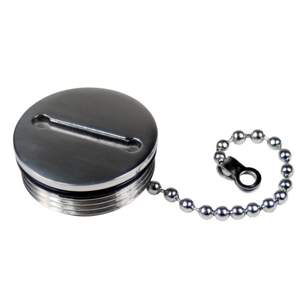Whitecap® - Replacement Cap & Chain for 2" Deck Fill