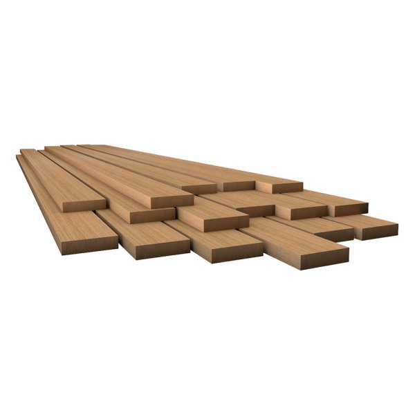 Whitecap® - 12" L x 5-3/4" W x 3/8" T Teak Plank