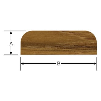 Whitecap® 60858 - 60" L x 1-7/16" W x 3/8" H Teak Batten