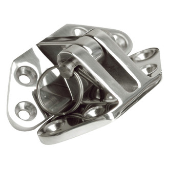 Whitecap® - 3" L x 2-1/2" W Stainless Steel Angled Hatch Hinge