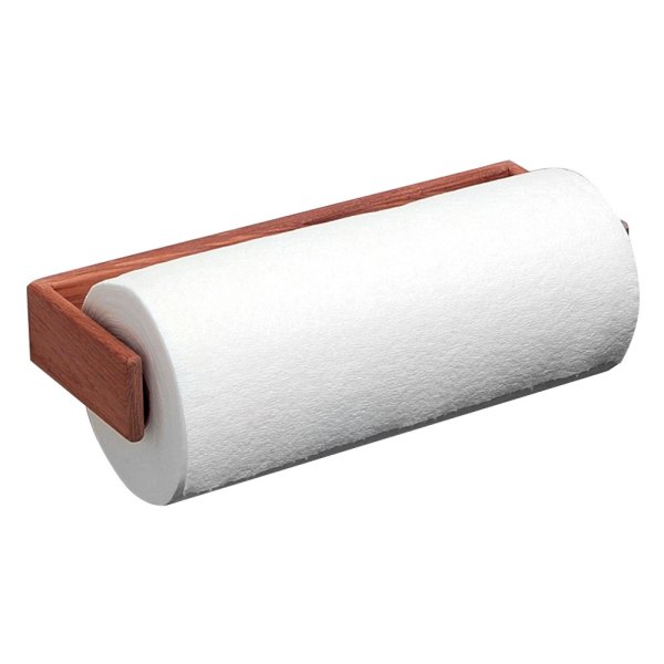Whitecap® - 12-1/4" L x 4-3/8" W Teak Wall-Mount Toilet Paper Holder