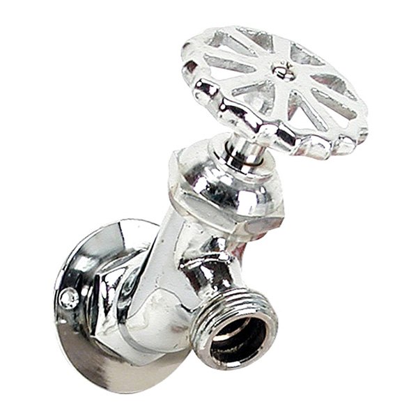 Whitecap® P2453C Chrome Plated Brass Raw Washdown Cold Water Faucet