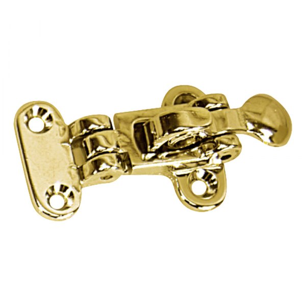 Whitecap® - 3-15/16" L Polished Brass Anit-Rattle Hold Down