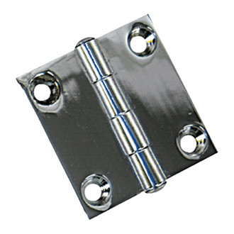 Whitecap® - 2" L x 2" W Chrome Plated Zamac Butt Hinge
