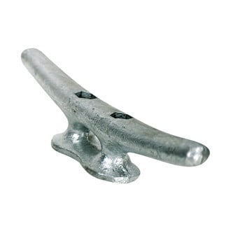 Whitecap® S-1520P - 6" L x 1-1/8" H Galvanized Steel Closed Base Dock Cleat
