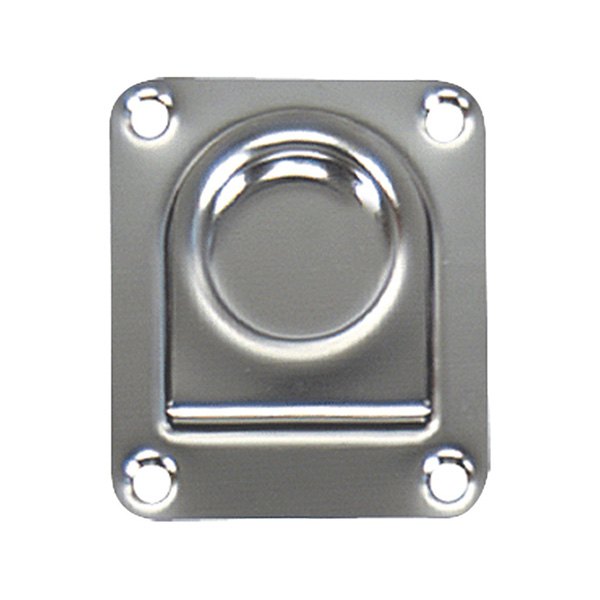Whitecap® - 2-5/8" L x 2-1/4" W Stainless Steel Flush Ring Pull