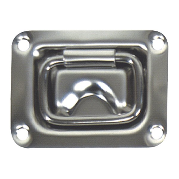 Whitecap® - 3" L x 2-1/4" W Stainless Steel Flush Hatch Pull