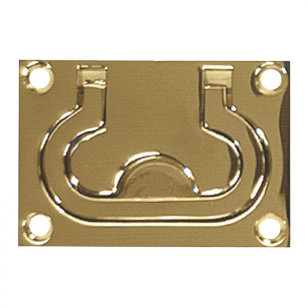 Whitecap® S3364BC 3" L x 2" W Polished Brass Flush Hatch Pull