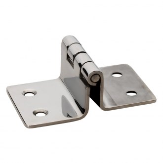 Standard 2 1/2 X 3 1/2 Inch Stainless Steel Boat Off Set Hinges Pair 