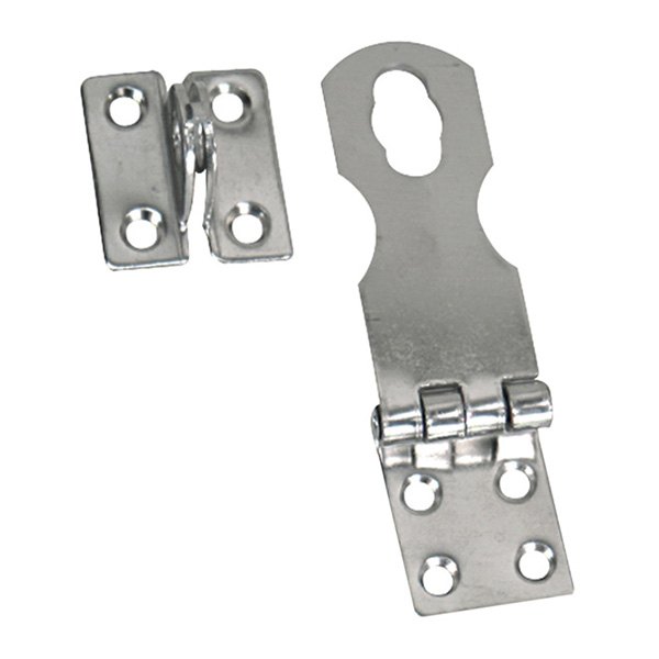 Whitecap® - 3" L x 1-1/4" W Stainless Steel Fixed Safety Hasp