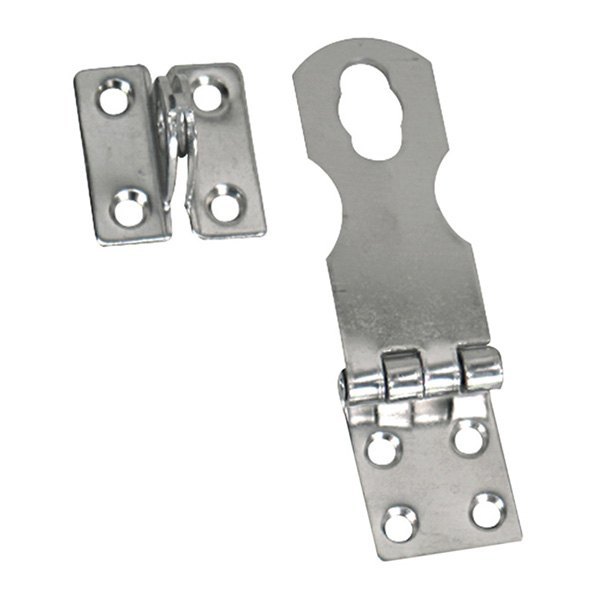 Whitecap® - 3" L x 1" W Stainless Steel Fixed Safety Hasp