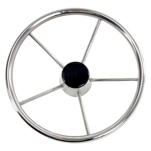 Whitecap® - Destroyer Series 15" Dia. Stainless Steel Steering Wheel