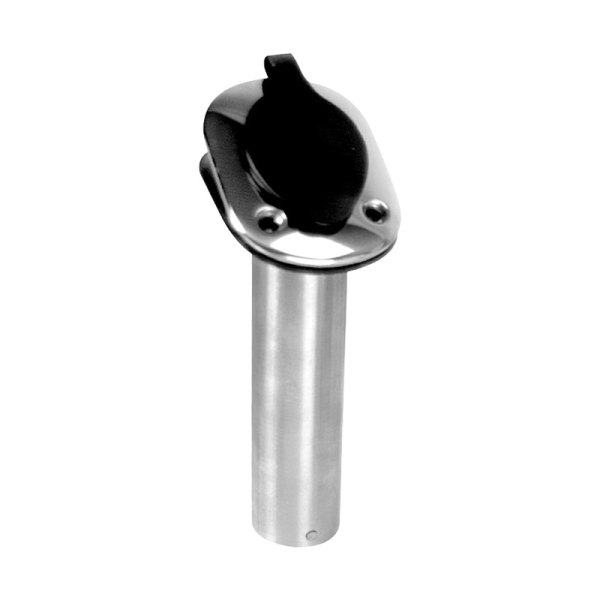 Whitecap® - 30° 9-1/4" L 1-5/8" I.D. 304 Stainless Steel Flush Mount Rod Holder