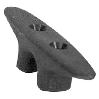 Whitecap® - Marine Series 4-1/4" L x 1" H Black Nylon Open Base Cleat