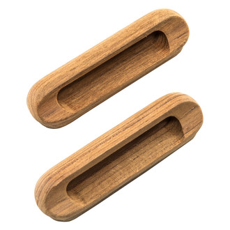 Whitecap® - 4-1/16" L Teak Oblong Drawer Pulls