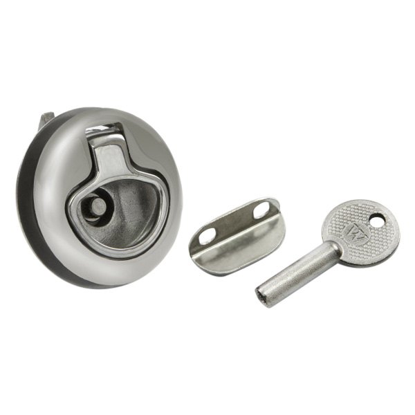 Whitecap® - Mini 1-3/4" O.D. Stainless Steel Locking Slam Latch