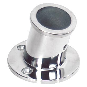 WhiteCap® - 1-1/4" I.D. Stainless Steel Top Mount Flag Pole Socket