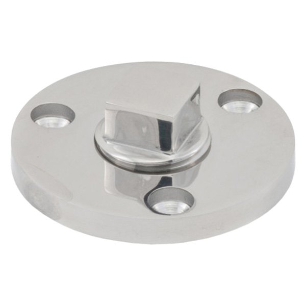 Whitecap® - 1/2" IPT Stainless Steel Garboard Flange & Drain Plug